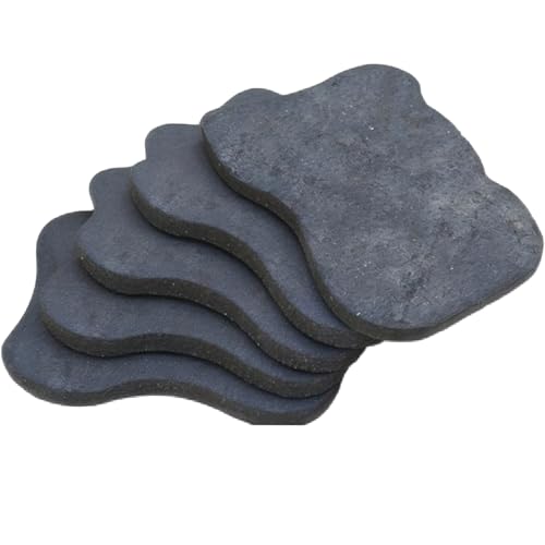 CYIKE Set of 5 Recycled Rubber Garden Stepping Stones
