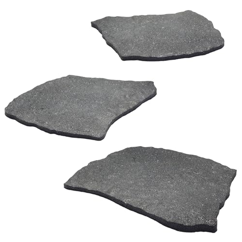 CYIKE Set of 3 Rubber Garden Stepping Stones