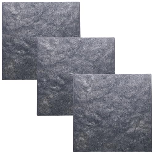 CYIKE Set of 3 Recycled Rubber Garden Stepping Stones
