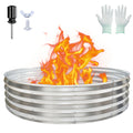 CYIKE 60-inch Large Round Fire Pit Ring