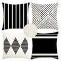 CYIKE Set of 4 18 x 18 Inch Waterproof Boho Pillow Covers