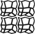 CYIKE Set of 4 Reusable Concrete Paver Molds