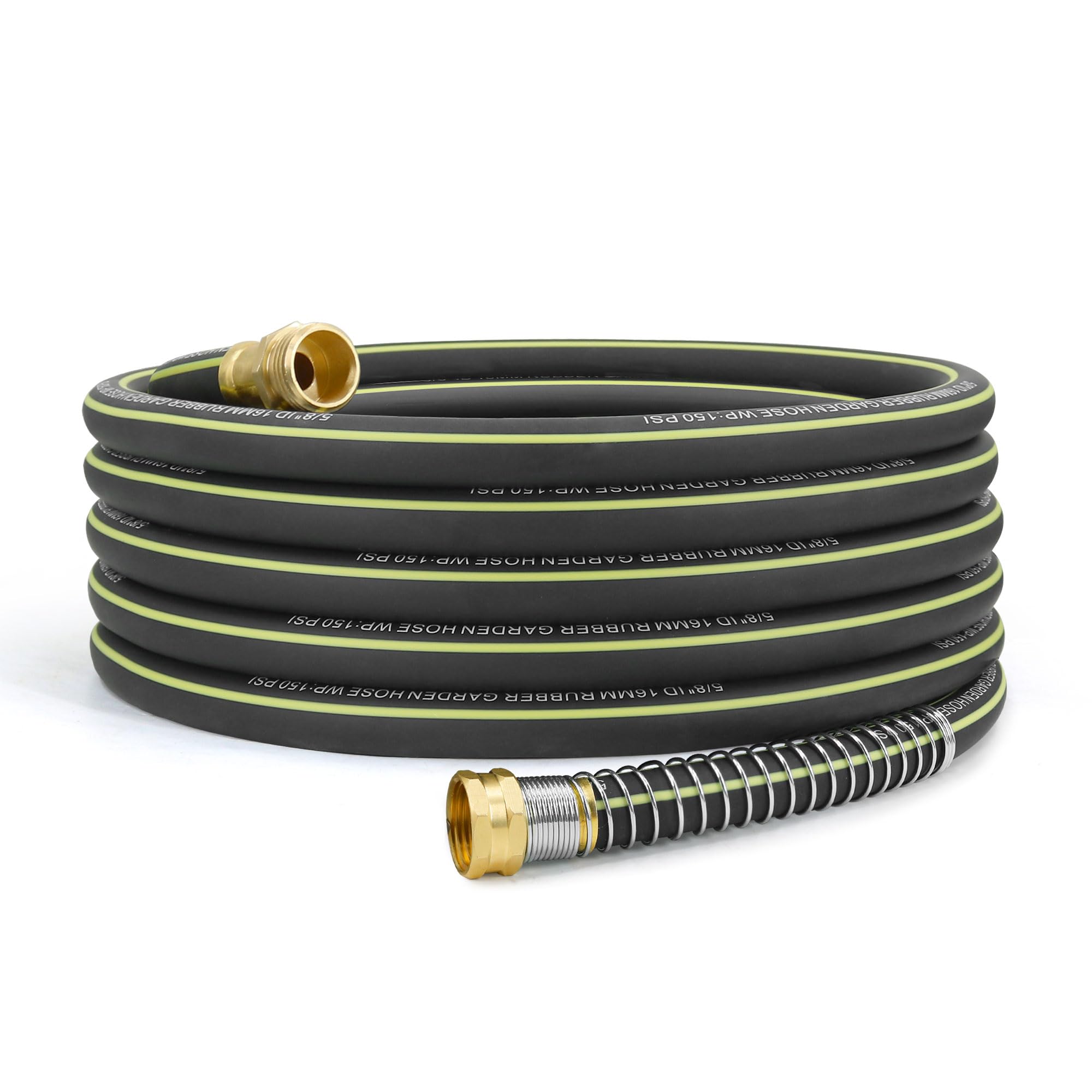 CYIKE 50 Ft 5/8 Inch Hybrid Rubber Garden Hose