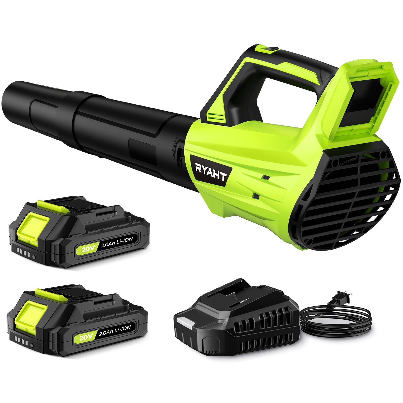 CYIKE Green Cordless Leaf Blower