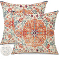 CYIKE Set of 2 18 x 18 Inch Waterproof Boho Pillow Covers