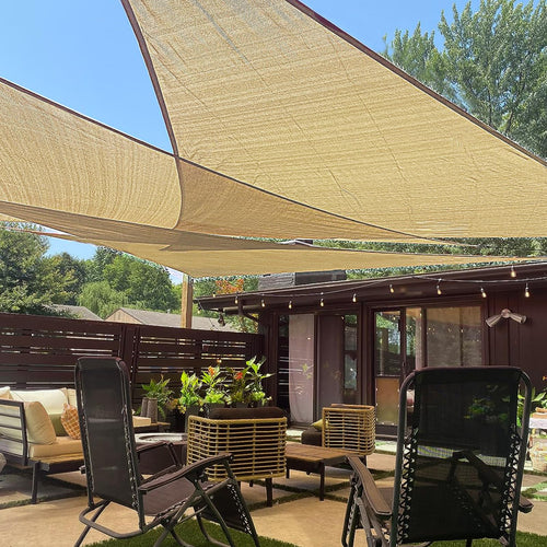 CYIKE 12' x 12' Triangle Sun Shade Sail