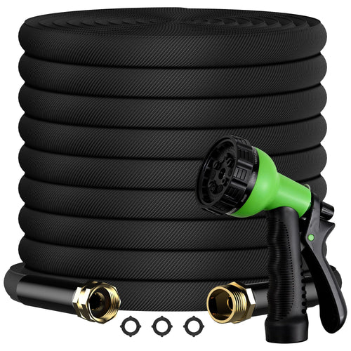 CYIKE 100ft Lightweight Flat Garden Hose